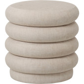 Upholstered Stool Cream